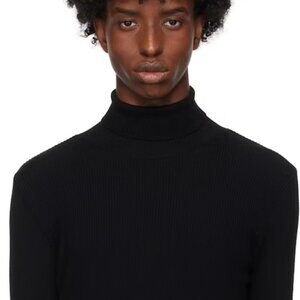 NWT Ernest W. Baker Ribbed Turtleneck in Powder color sz S (44)